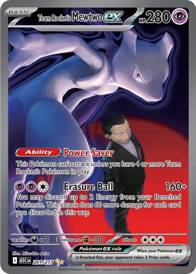 Team Rocket's Mewtwo ex 281
