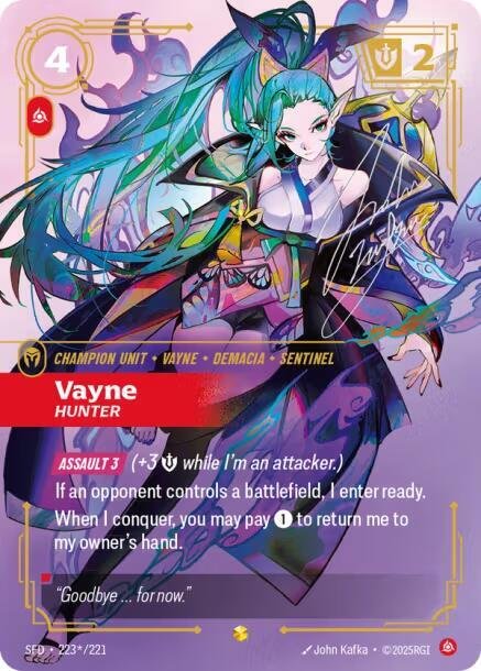 Vayne Hunter (Signature) Spiritforged (SPF)