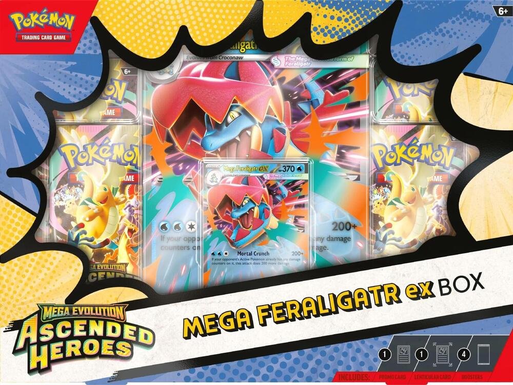 Ascended Heroes Mega Feraligatr ex Box Ascended Heroes