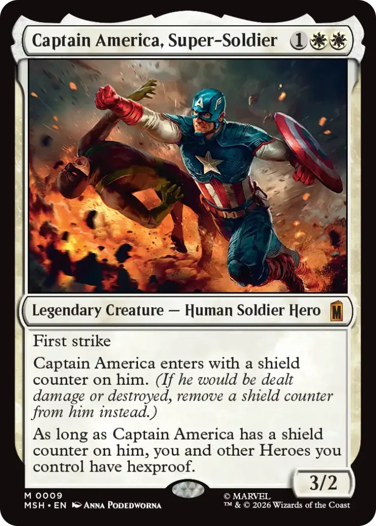 MTG Marvel Super Heroes Captain America, Super Soldier