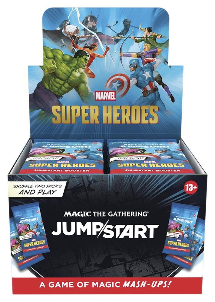 MTG Marvel Super Heroes Jumpstart Booster Display