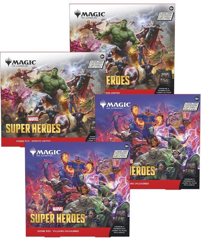 MTG Marvel Super Heroes Scene Box Case