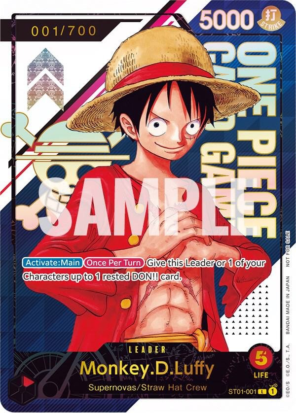 Monkey.D.Luffy ST01 001 [Serial Number]