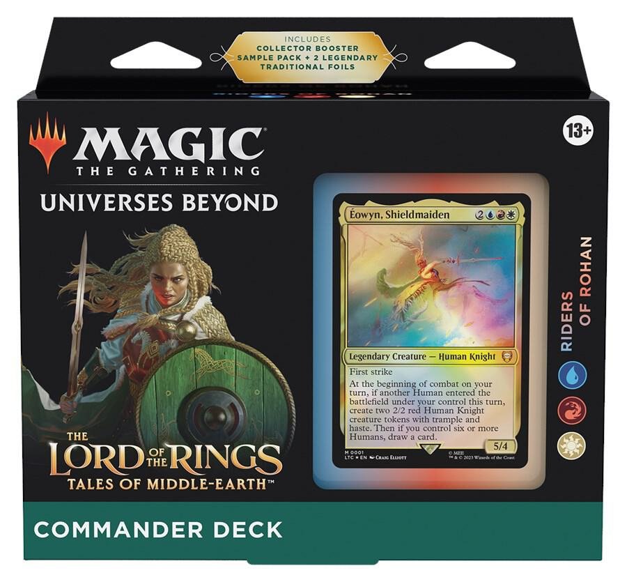 The Lord of the Rings Tales of Middle earth Commander Deck Riders of Rohan