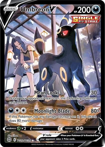 Umbreon V SWSH09 Brilliant Stars Trainer Gallery