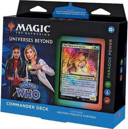 Universes Beyond Doctor Who Paradox Power Commander Deck