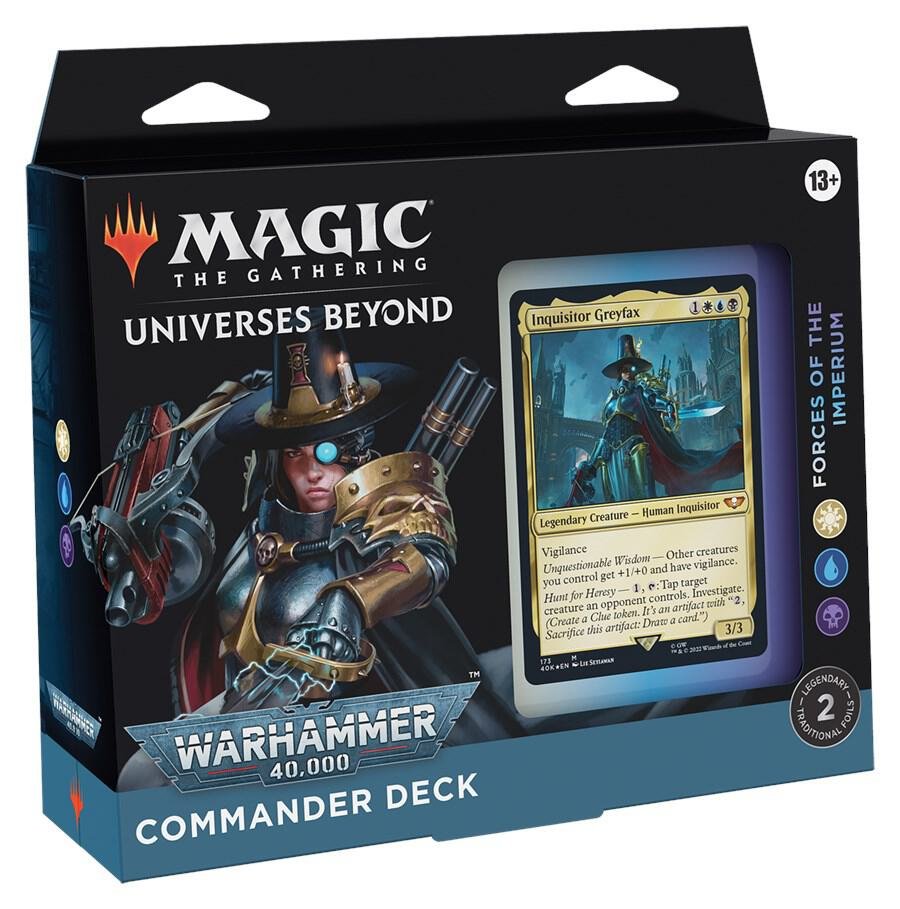Universes Beyond Warhammer 40,000 Forces of the Imperium Commander Deck