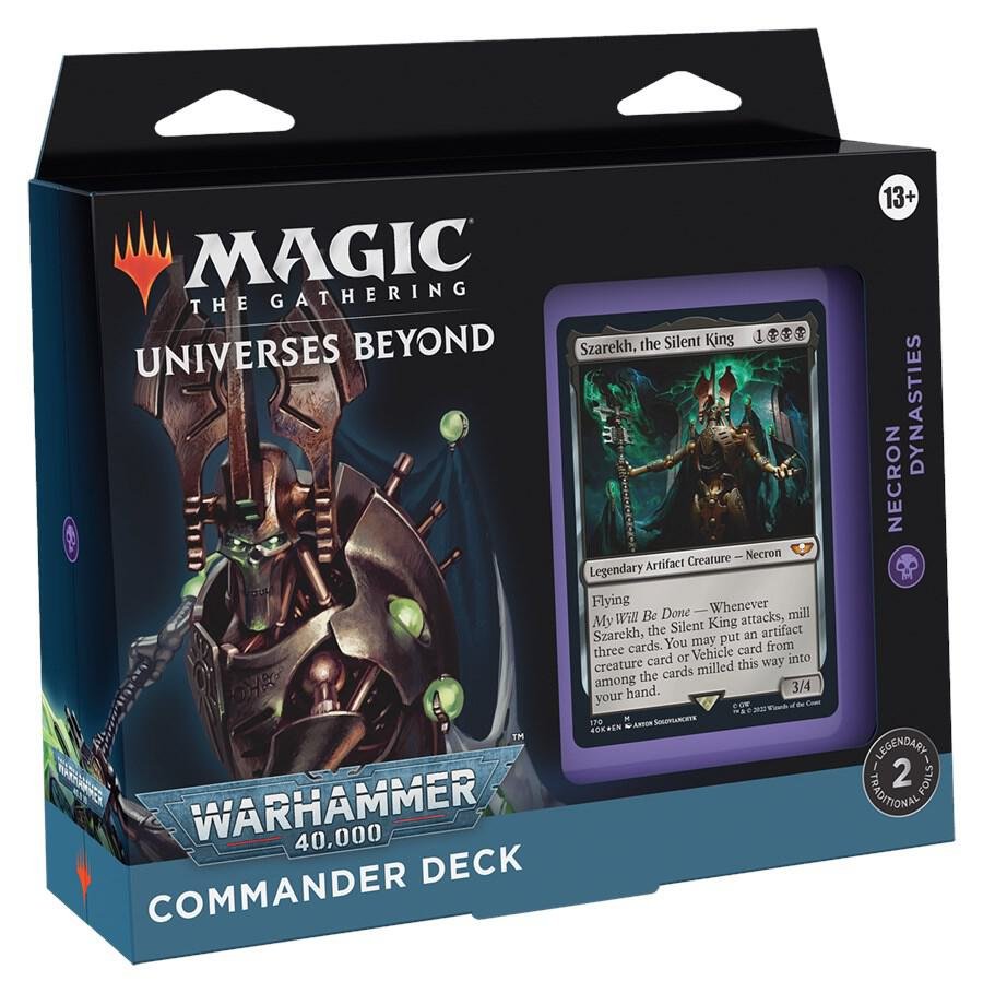 Universes Beyond Warhammer 40,000 Necron Dynasties Commander Deck