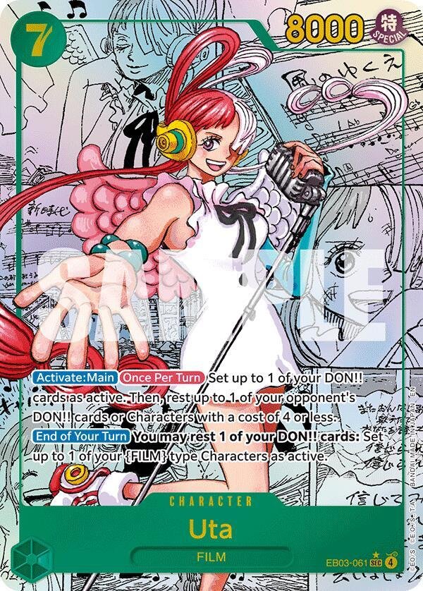 Uta (061) (Manga) Extra Booster One Piece Heroines Edition
