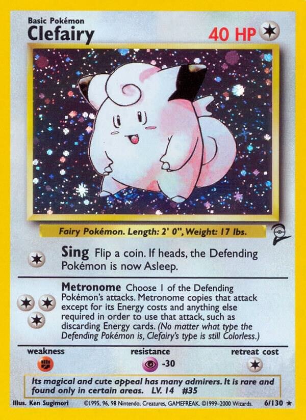Clefairy 006 Base Set 2