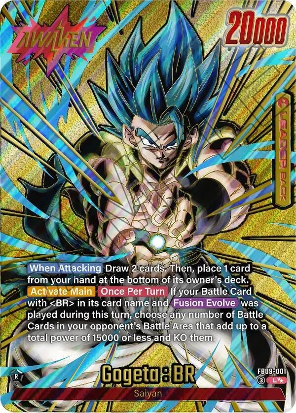 Gogeta BR FB09 001 (Super Alternate Art) Dual Evolution