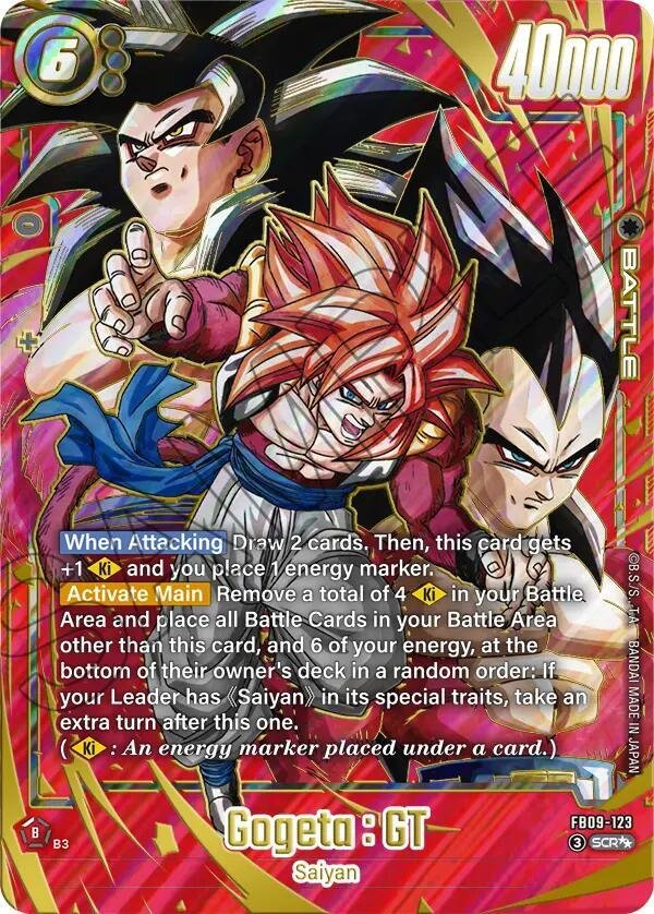 Gogeta GT FB09 123 (Super Alternate Art) Dual Evolution