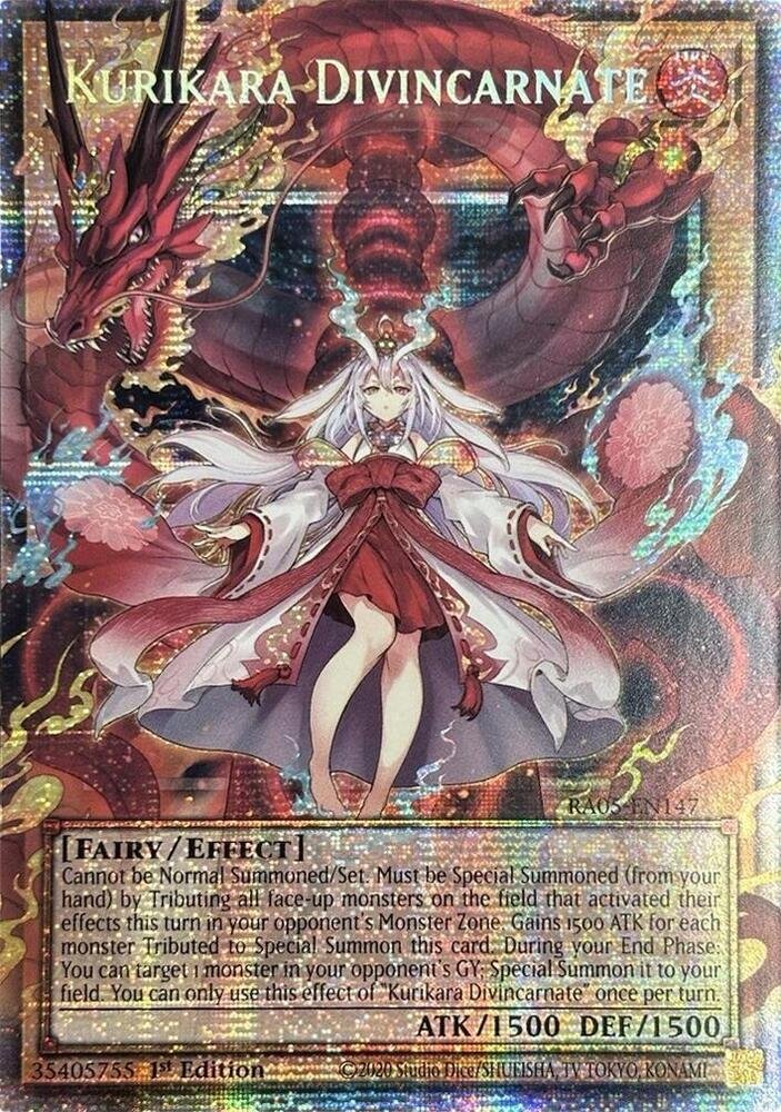 Kurikara Divincarnate (Starlight Rare) Rarity Collection 5 (RA05)