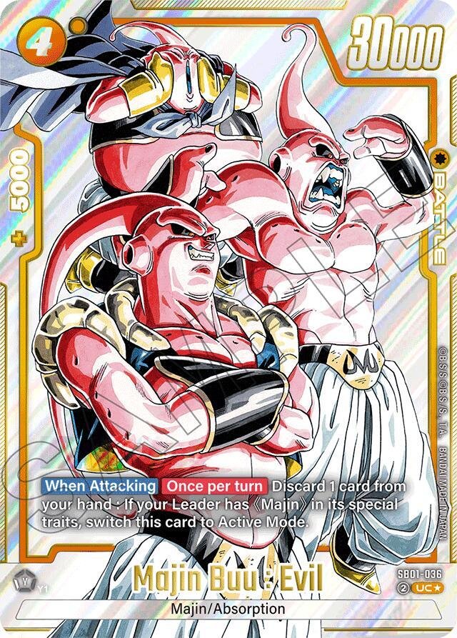 Majin Buu Evil SB01 036 (Alternate Art)