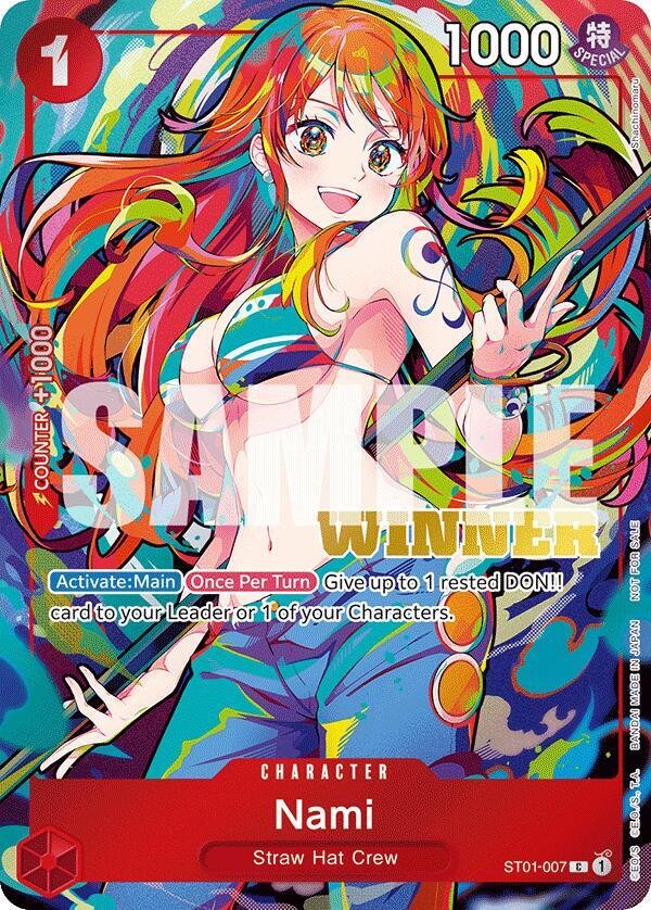 Nami ST01 007 2025 New Year Event Winner
