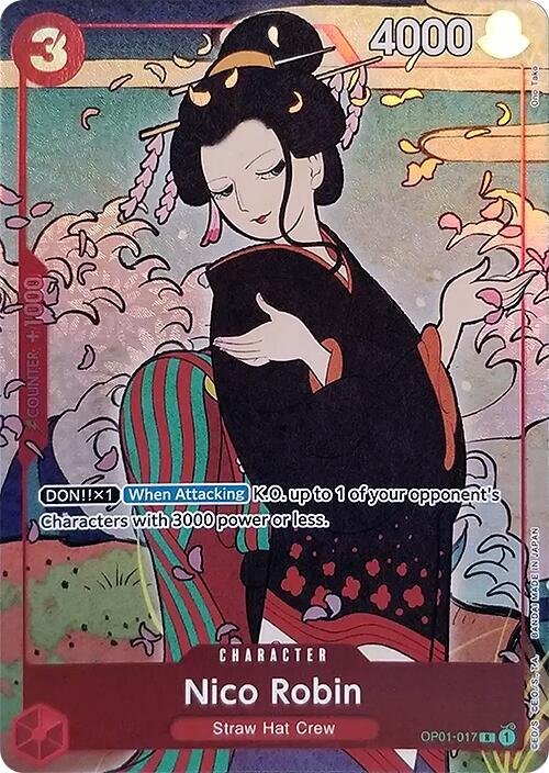 Nico Robin OP01 017 English Version 1st Anniversary Set