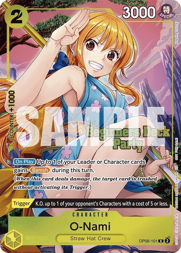 O Nami OP06 101 Beginners Deck Party, Winner Pack