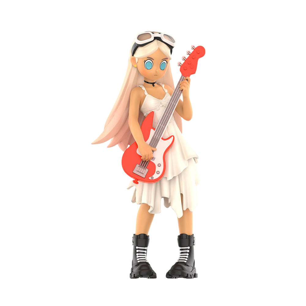 Peach Riot Figures Poppy Baddie on Bass