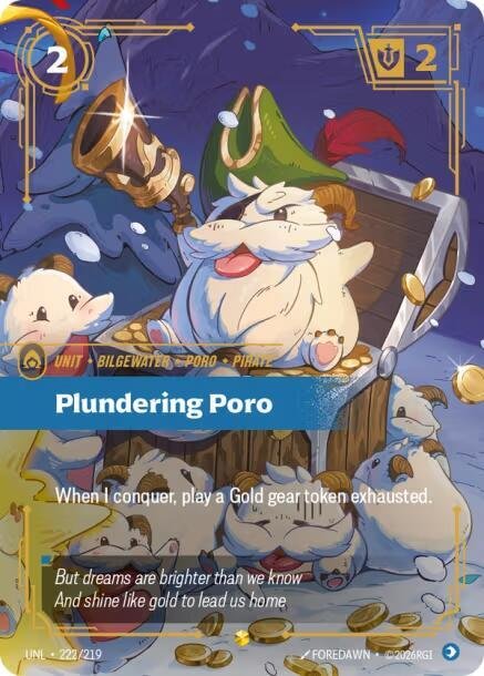 Plundering Poro (Overnumbered)