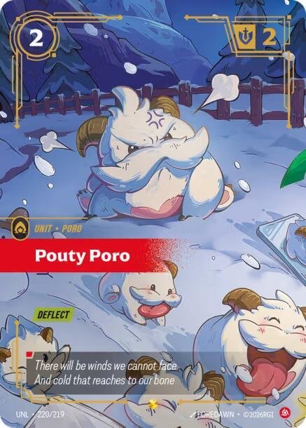 Pouty Poro (Overnumbered)