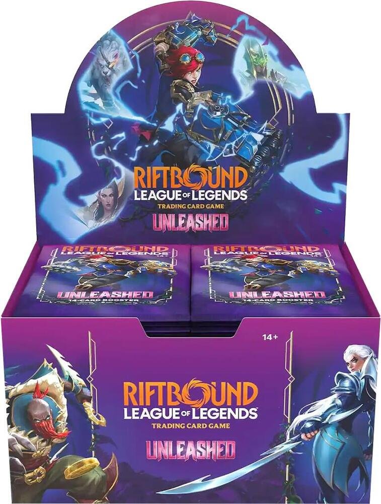 Riftbound Unleashed Booster Display