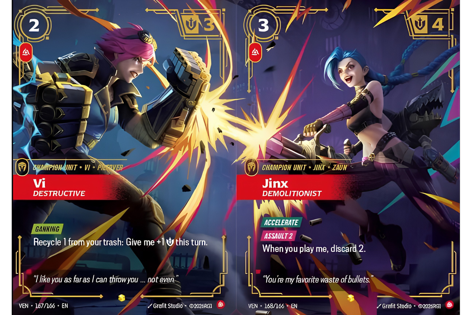Riftbound Vendetta Vi & Jinx