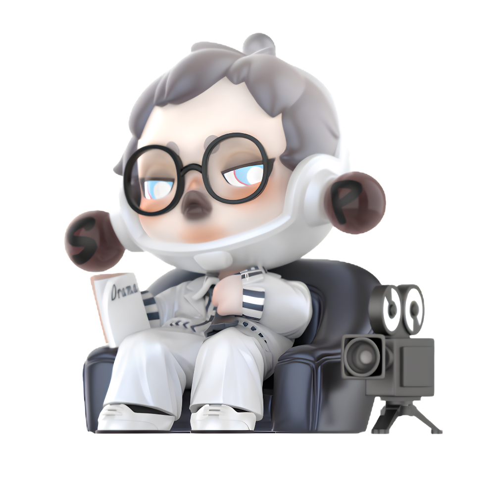 SKULLPANDA Secret Figures Cool Director Action! Cut! Series