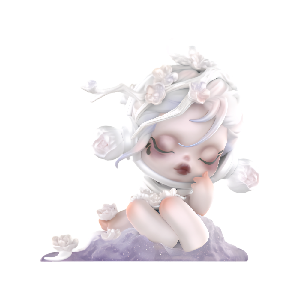 SKULLPANDA Secret Figures The Plum Blossom The Ink Plum Blossom Series