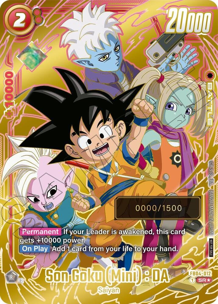 Son Goku (Mini) DA (Serial Numbered) Fusion World Promo