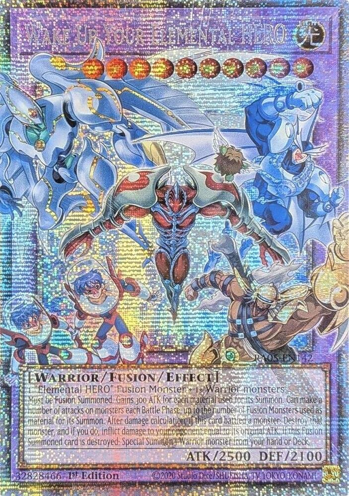 Wake Up Your Elemental HERO (Starlight Rare) Rarity Collection 5 (RA05)
