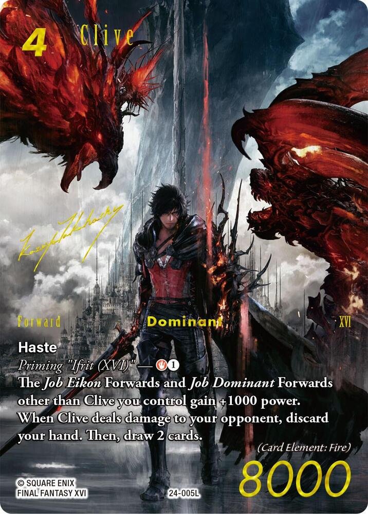 Clive (Full Art Signature) Hidden Legends (24)