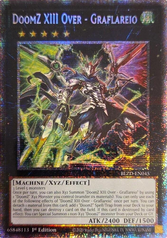 DoomZ XIII Over Graflareio (Starlight Rare) Blazing Dominion