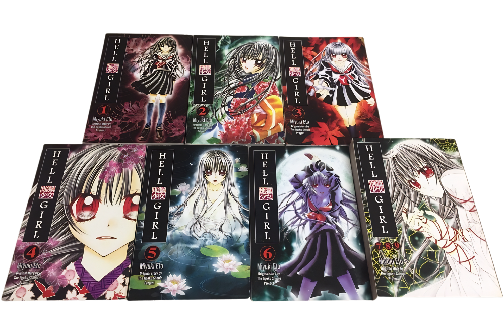 Hell Girl English Manga 1 9 Complete Set