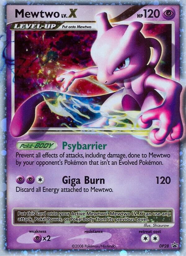 Mewtwo LV.X DP28