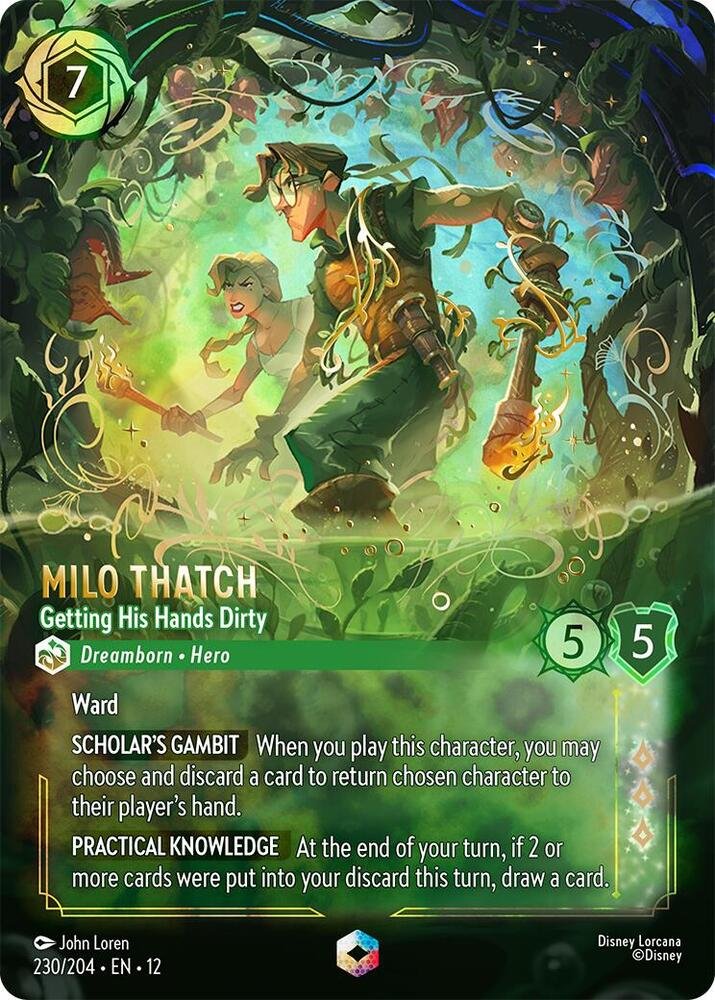 Milo Thatch Getting His Hands Dirty (Enchanted) Wilds Unknown