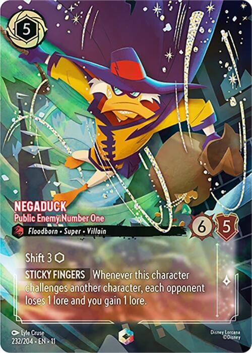 Negaduck Public Enemy Number One (Enchanted) Winterspell