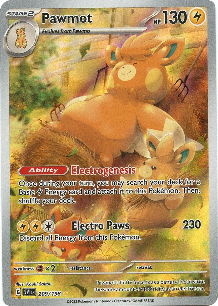 Pawmot 209 Scarlet & Violet Base Set