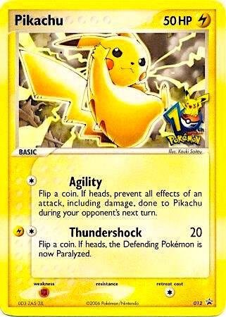 Pikachu 012 (10th Anniversary)