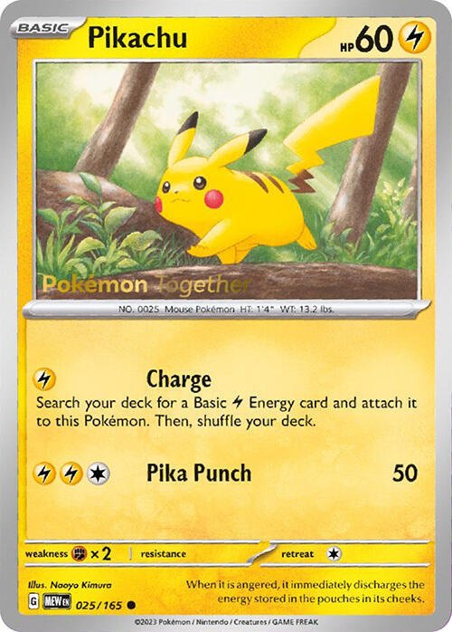 Pikachu 025 (Pokemon Together)