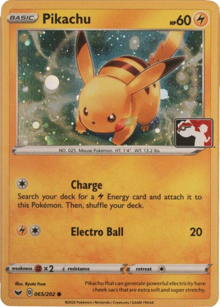 Pikachu 065 (Cosmos Holo) League