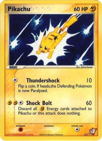Pikachu 5 Kids WB Promos