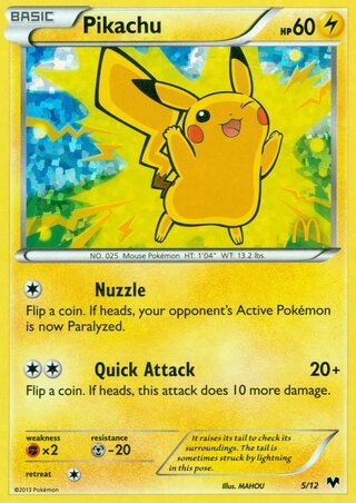 Pikachu McDonald's Promo 2014