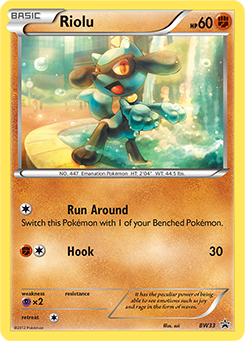 Riolu BW33 (Cosmos Holo)