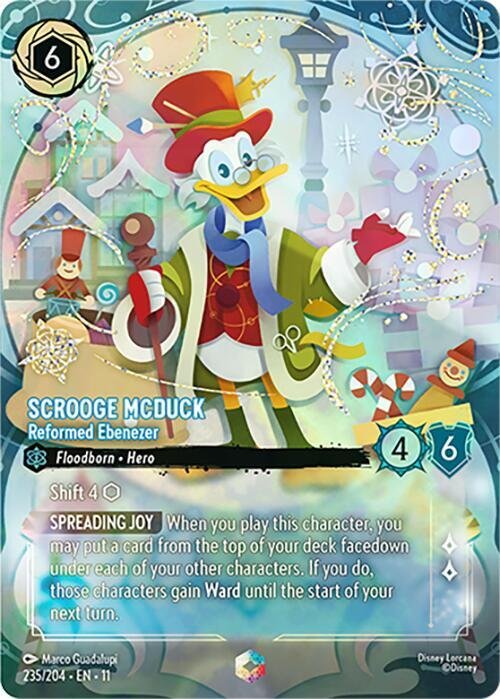 Scrooge McDuck Reformed Ebenezer (Enchanted) Winterspell
