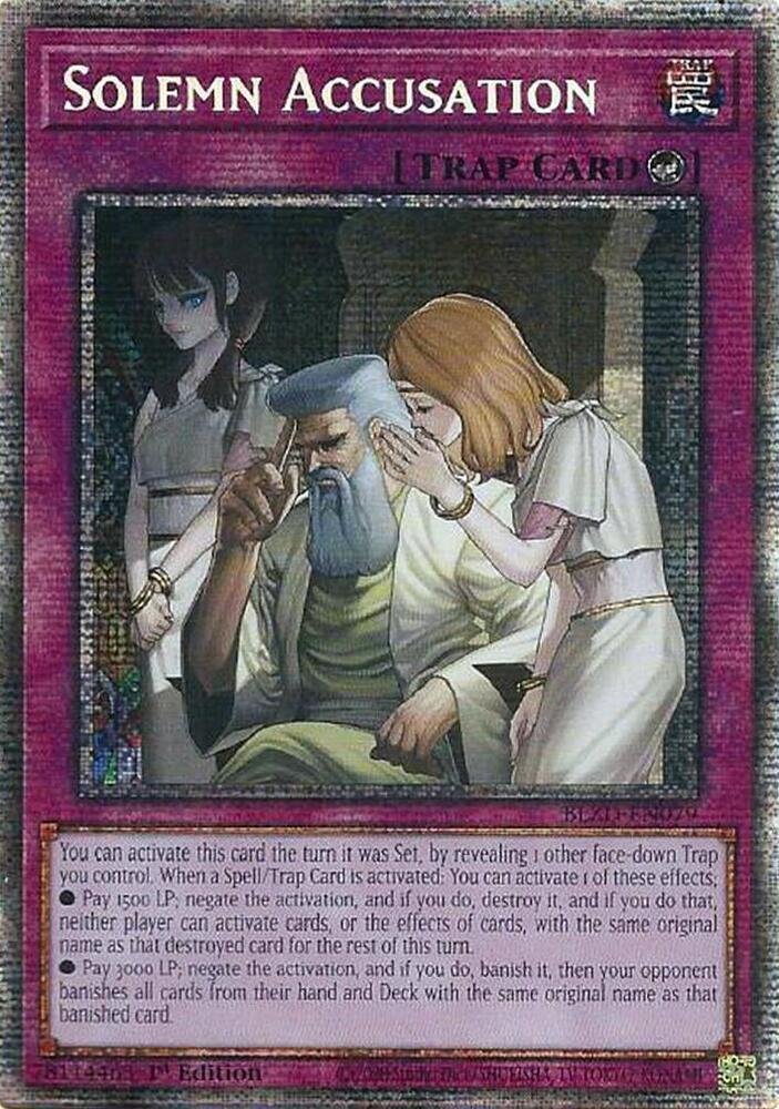 Solemn Accusation (Starlight Rare) Blazing Dominion