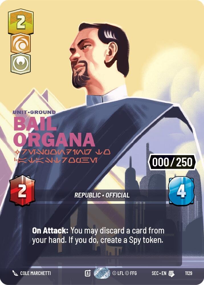 Bail Organa Responding to Catastrophe (Serialized)