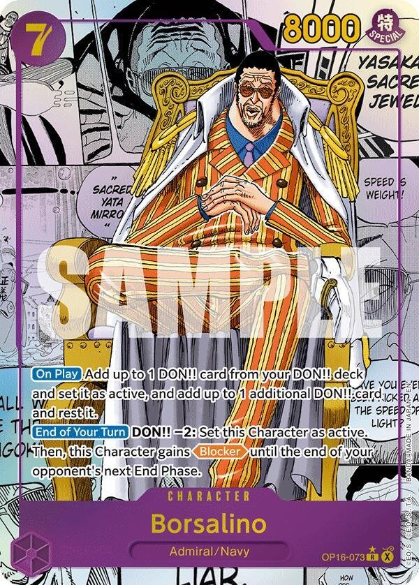 Borsalino (Manga) The Time of Battle (OP16)