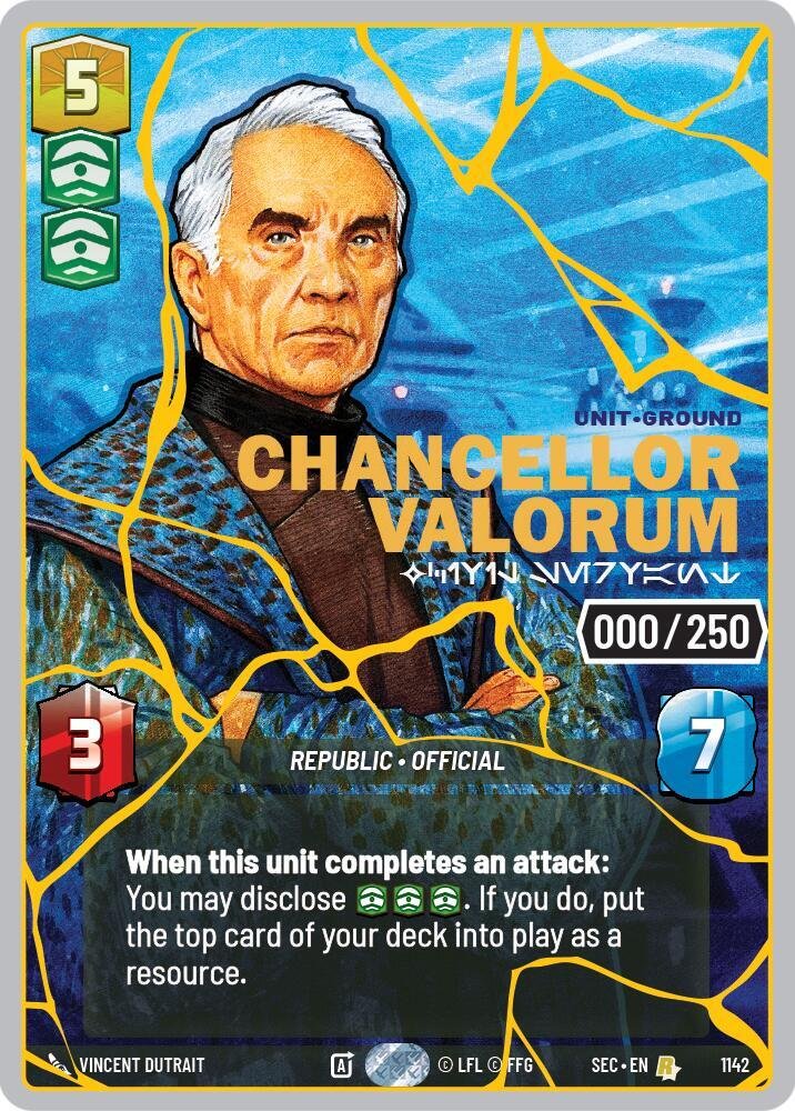 Chancellor Valorum Civil Servant (Serialized) (Gold)