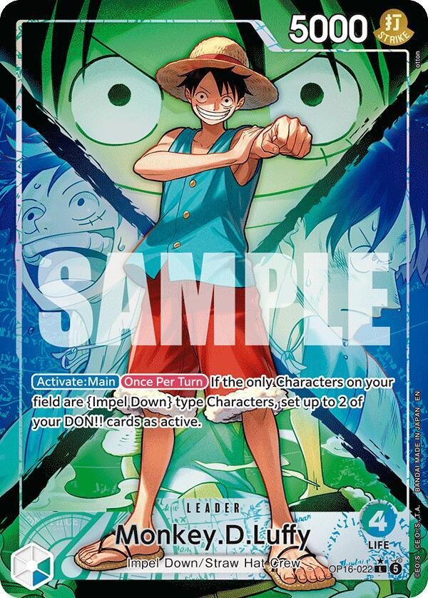 Monkey.D.Luffy (022) (Alternate Art) The Time of Battle (OP16)
