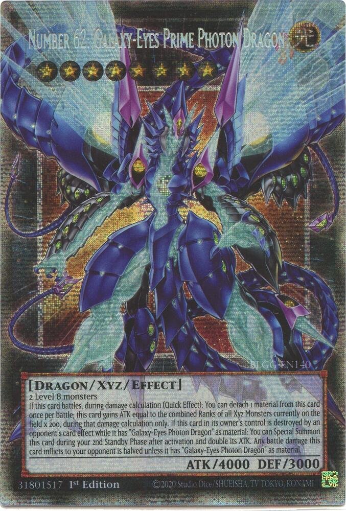 Number 62 Galaxy Eyes Prime Photon Dragon (Starlight Rare)